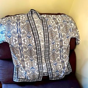 Women’s L Banana Republic tunic style silk robe